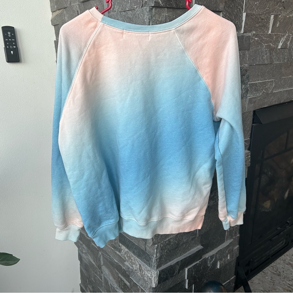 Wildfox Peach and Blue Ombre Sweater - Picture 2 of 3
